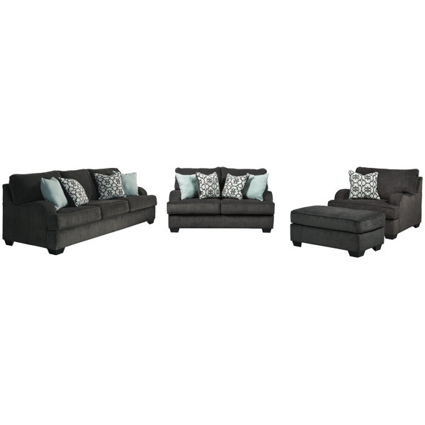 Signature Design by Ashley Charenton 4 Piece Living Room Set Wayfair